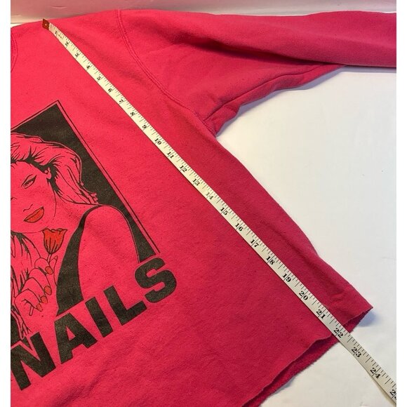 Vintage 80s / 90s Glamour Nails Sweatshirt Crew Neck (Medium) - Picture 7 of 8